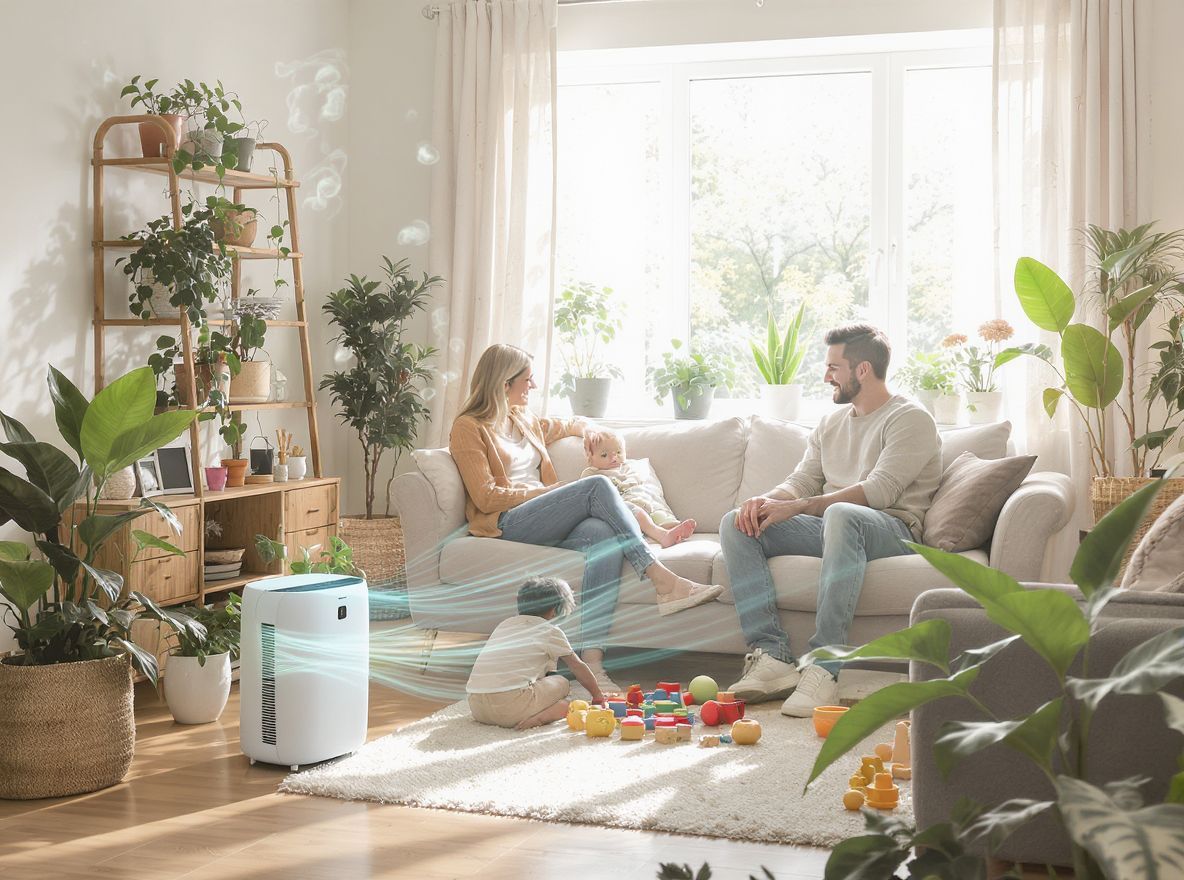 A beltéri levegő minőségét befolyásolja a szellőzés.