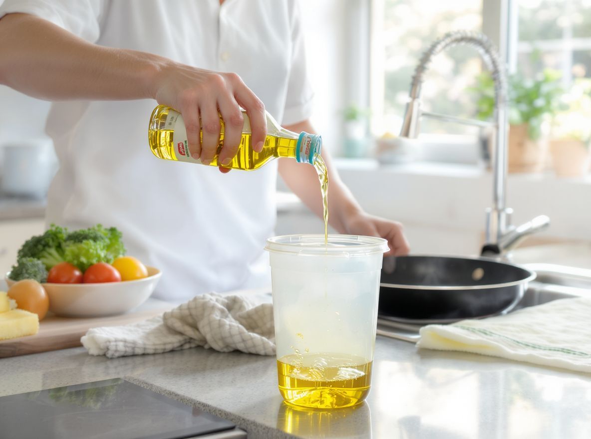 Az étolaj újrahasznosítása csökkenti a környezeti terhelést.