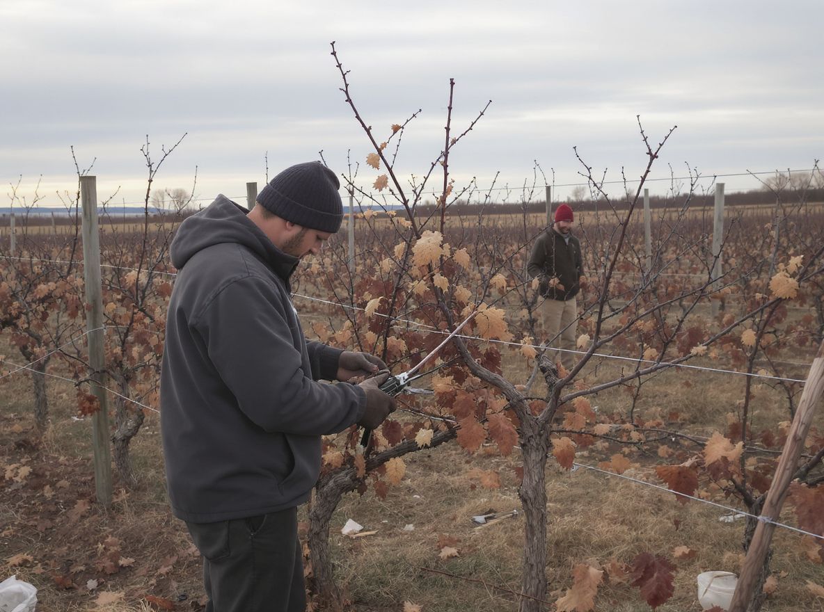 A tavaszi metszés segíti a szőlő regenerálódását.