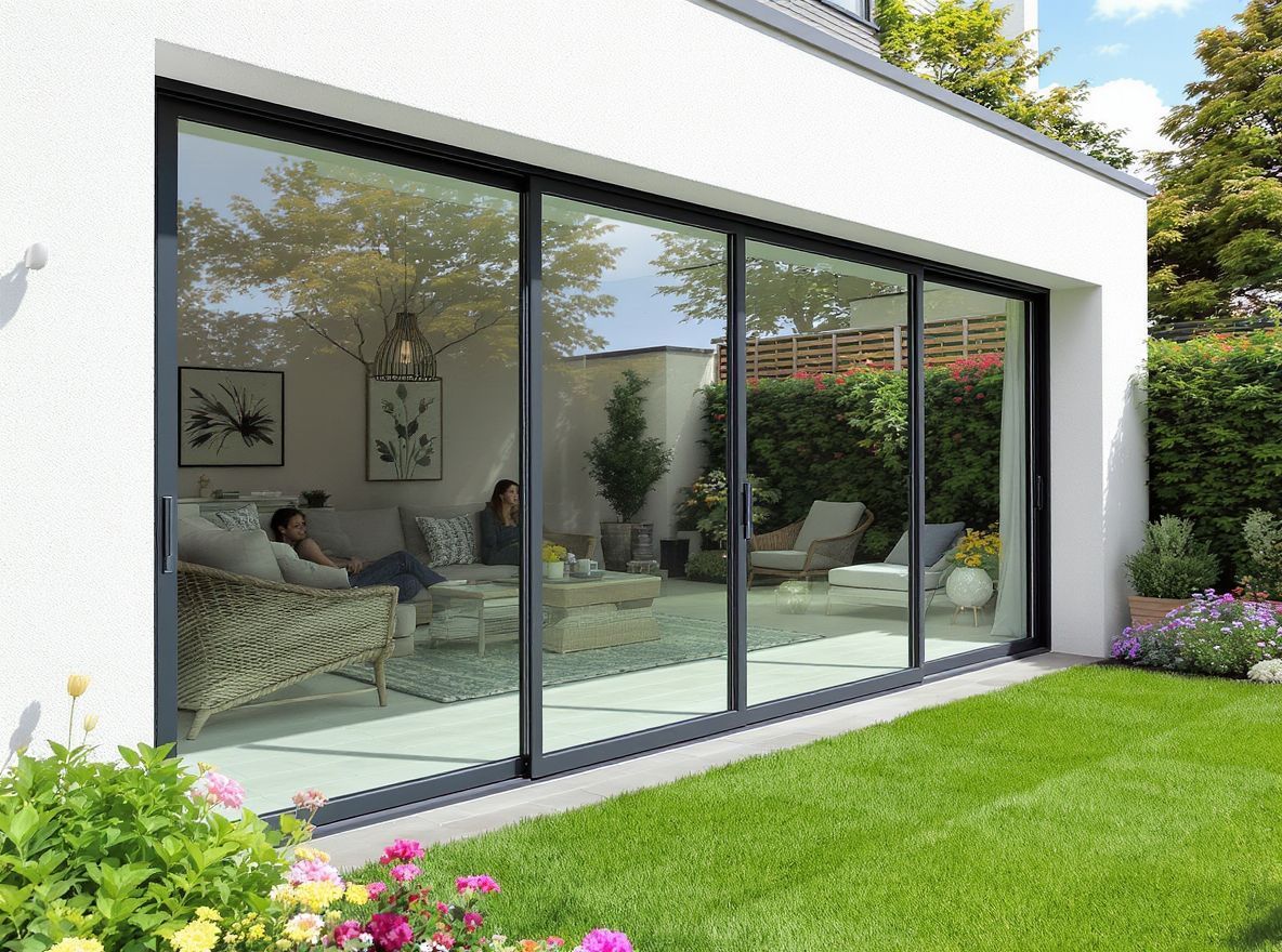 A tolófal rendszerek növelik a térérzetet és fényt.