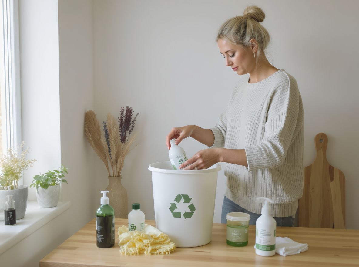 A tudatos vásárlás csökkenti a felesleges tisztítószereket.