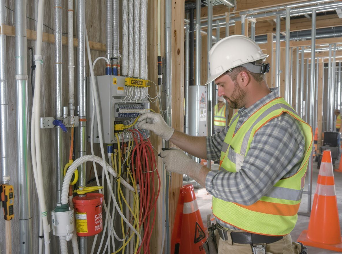 Az ideiglenes elektromos hálózatok gyakori tűzfészkek lehetnek.