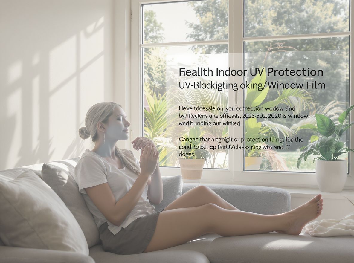 A beltéri UV-sugárzás csökkentésére használj speciális ablakfóliát!