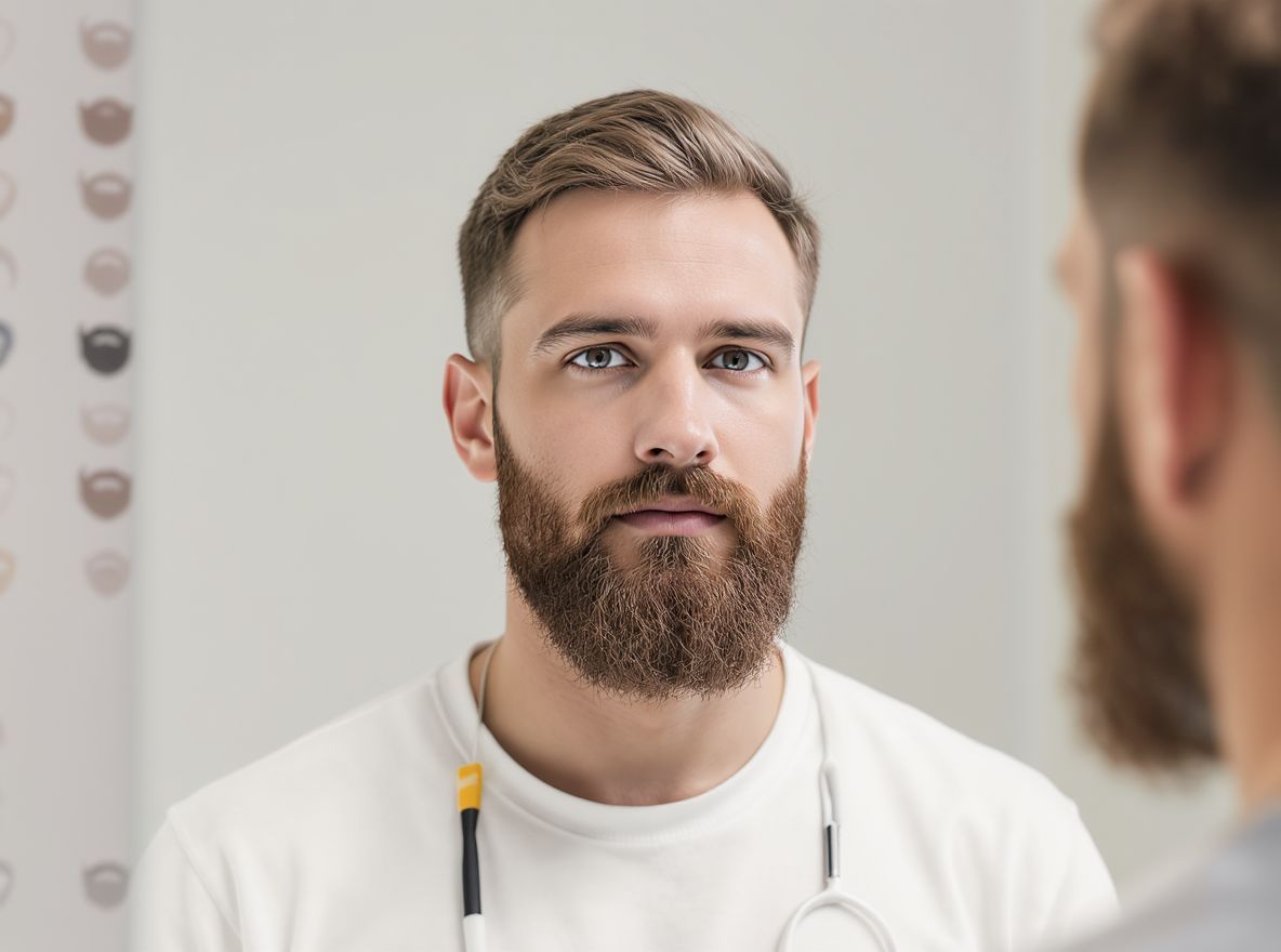 A szakállszín és a haj típus is számít.