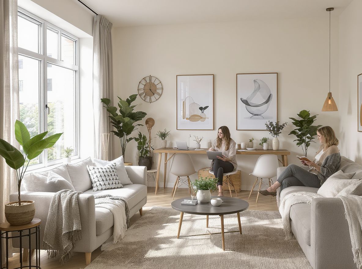 A többfunkciós terek növelik a tér kihasználását és kényelmet.