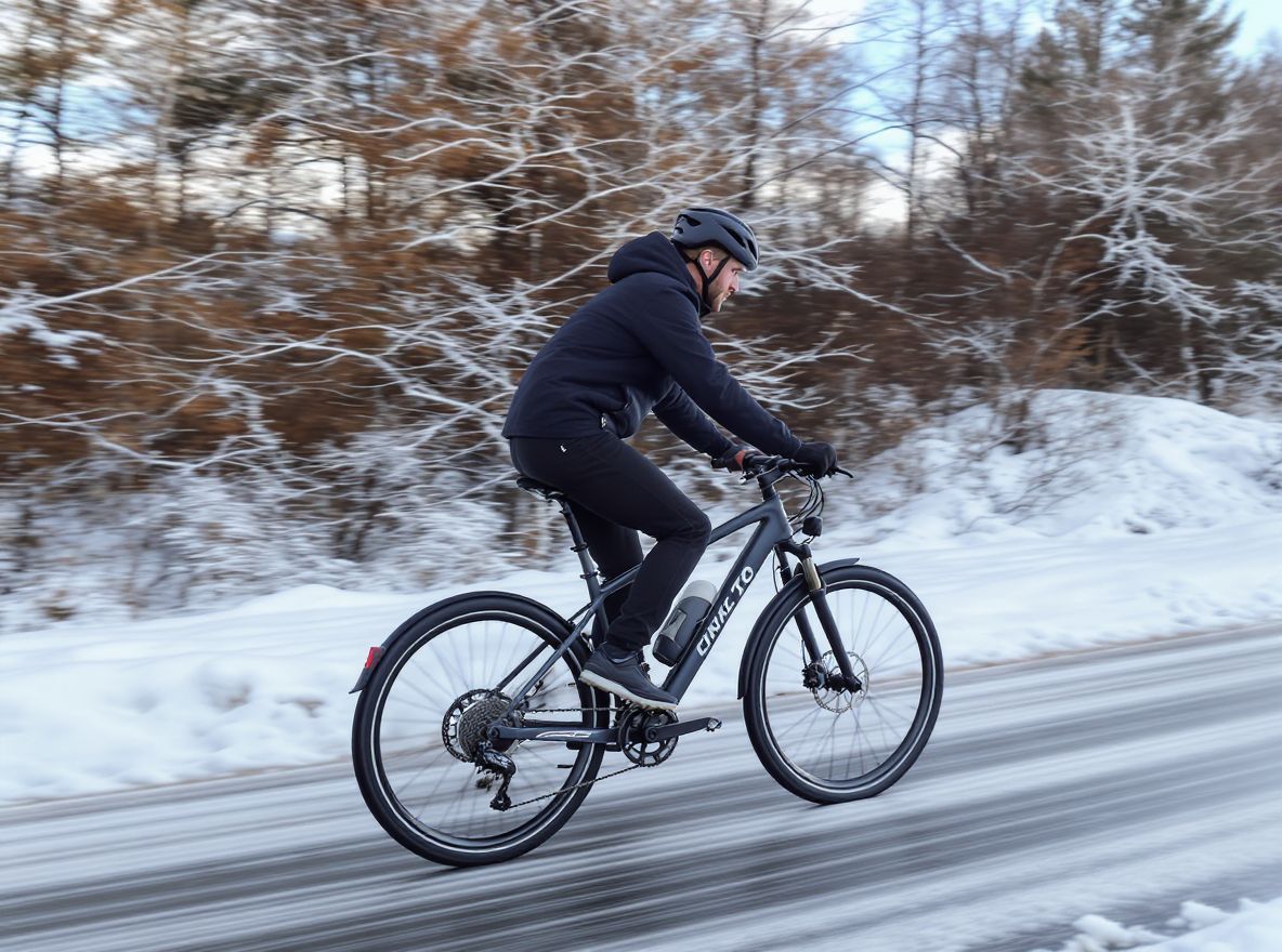 A sebesség kontrollja kulcsfontosságú a téli biztonságban.