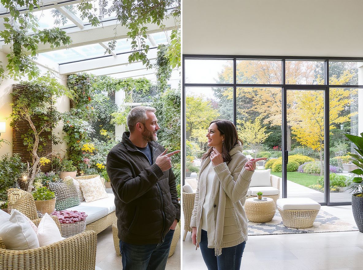 A télikert hőszigetelése jobb, mint az üvegezett terasznál.