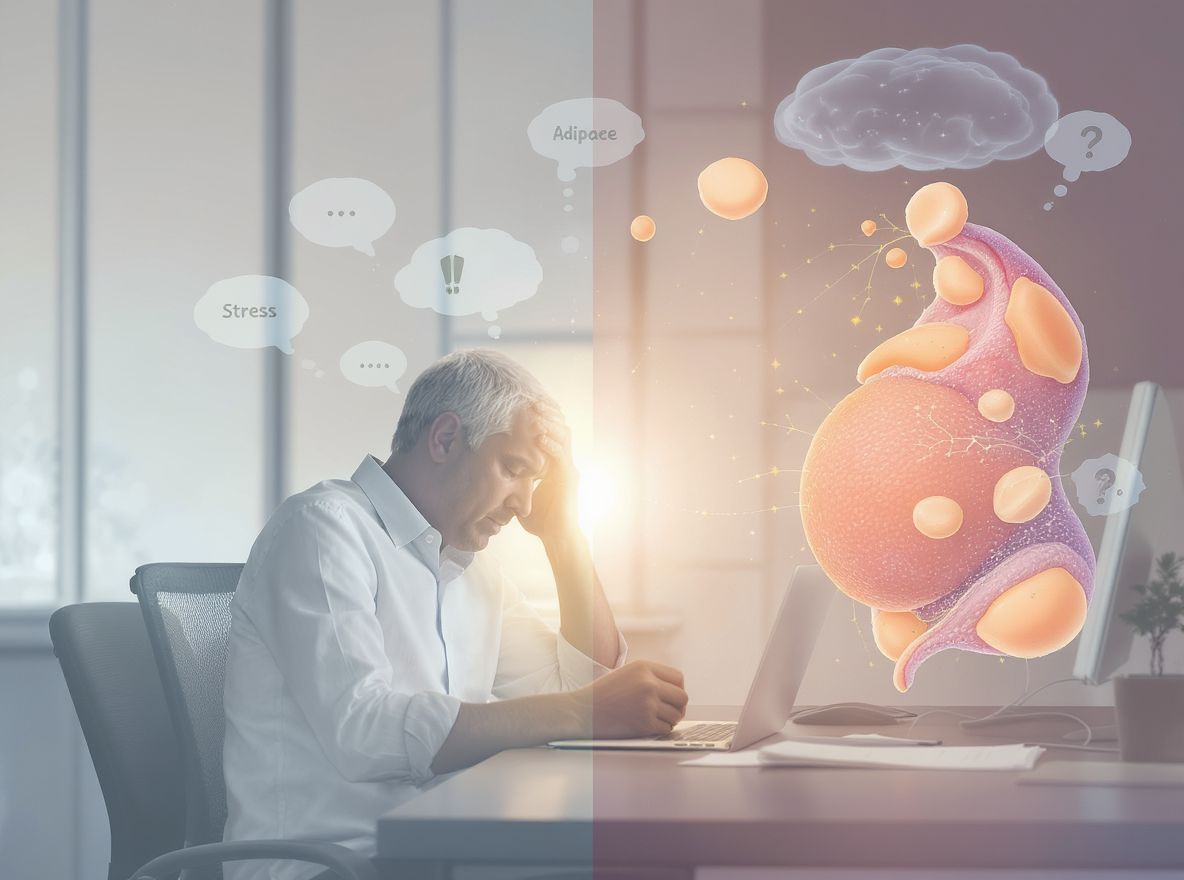 A krónikus stressz növeli a hasi zsír felhalmozódását.