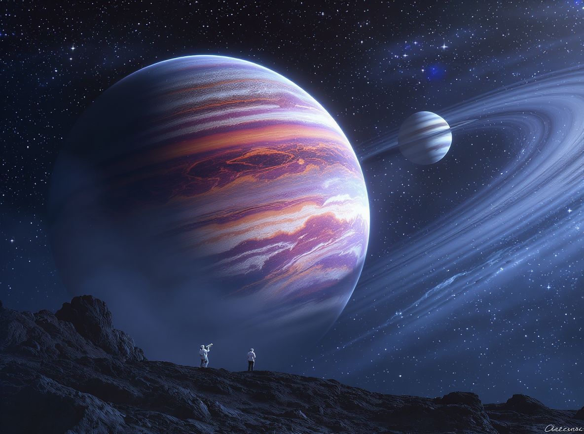 A gázóriások légköre szédítő szélsőségeket mutat be.