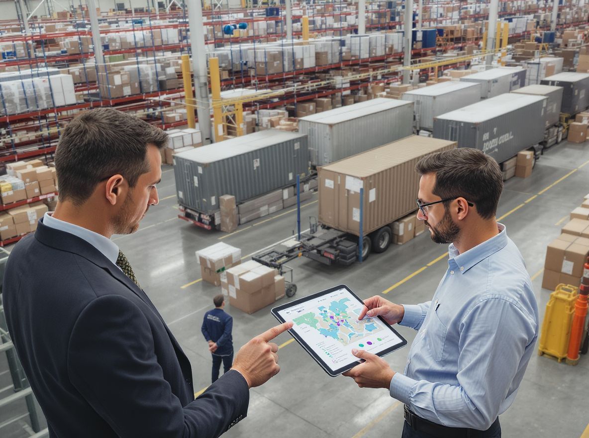 A hatékony logisztika kulcsa az idő és tér optimalizálása.