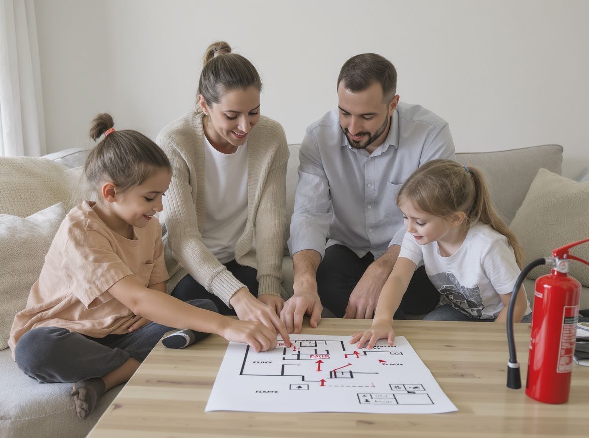 A tervezett útvonalak gyakorlása életmentő lehet tűz esetén.