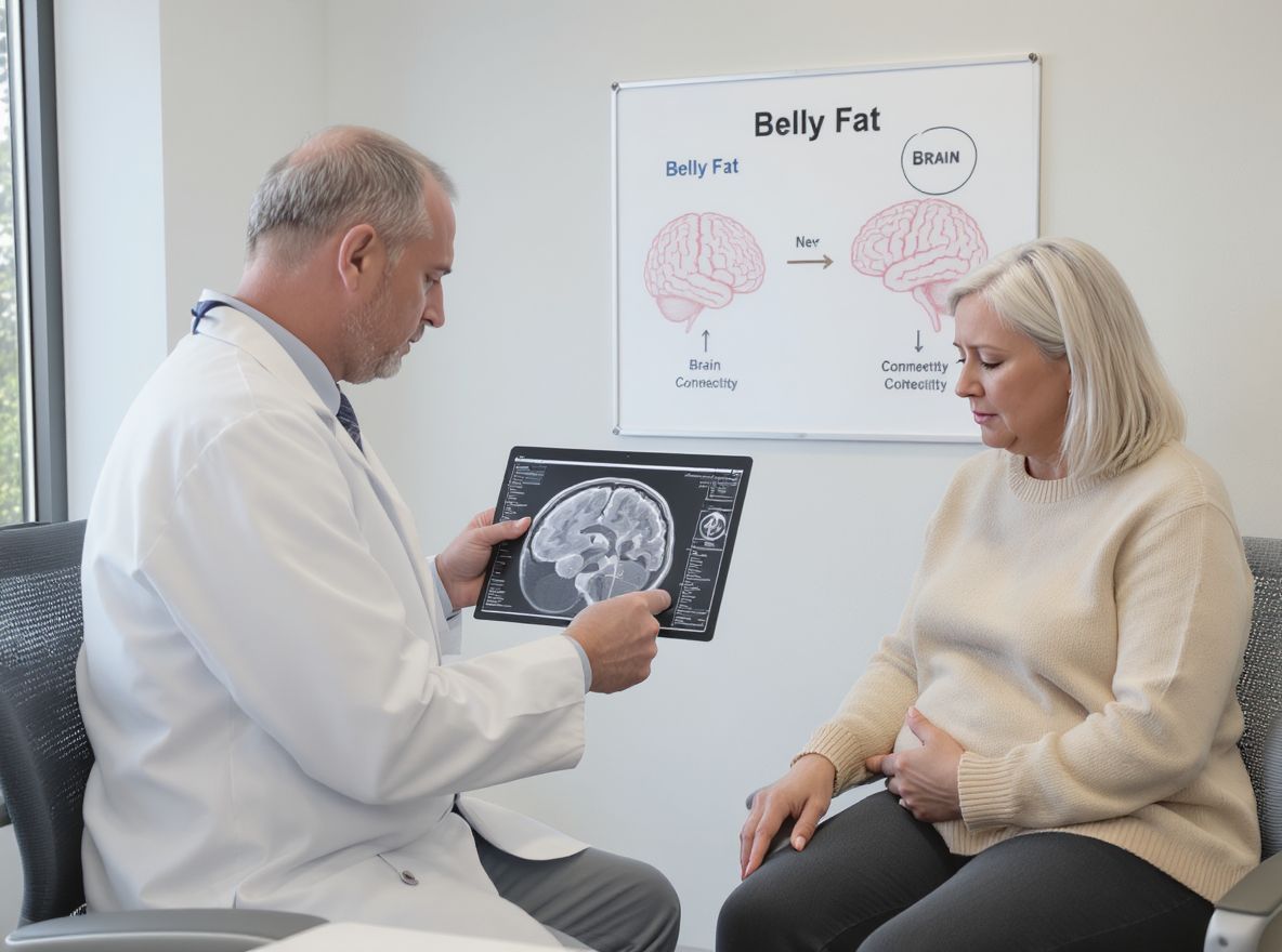 A viscerális zsír gyulladást okozhat, fokozva az Alzheimer-kockázatot.