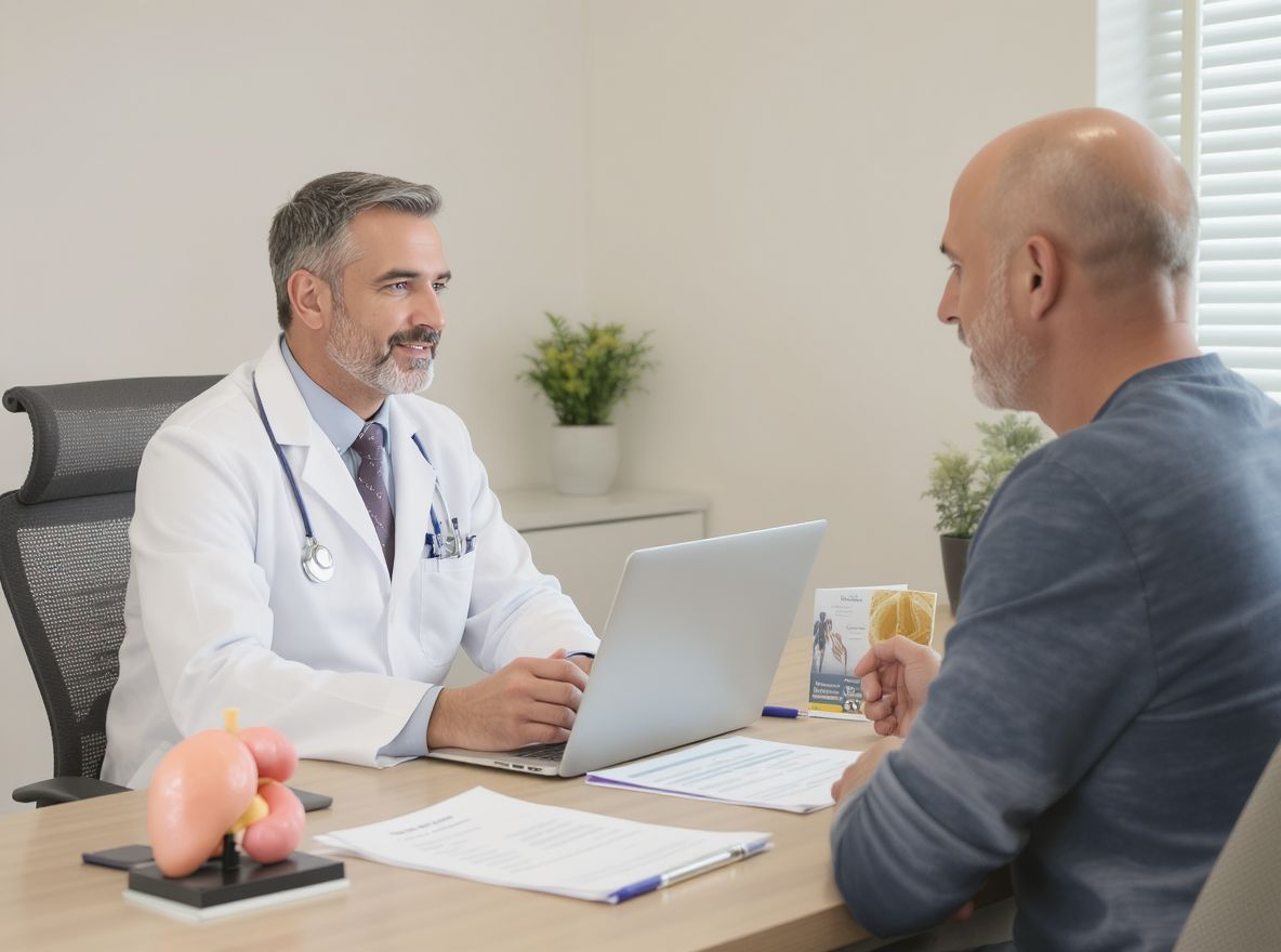 A rendszeres szűrés segít a korai prosztatarák észlelésében.