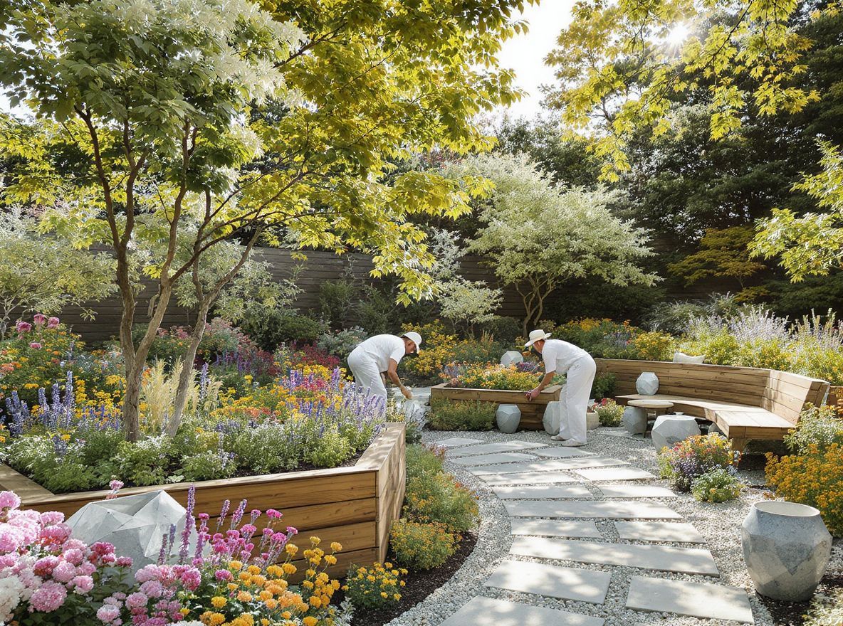 A jövő kertjében a színek és formák intuitív egyensúlyban vannak.