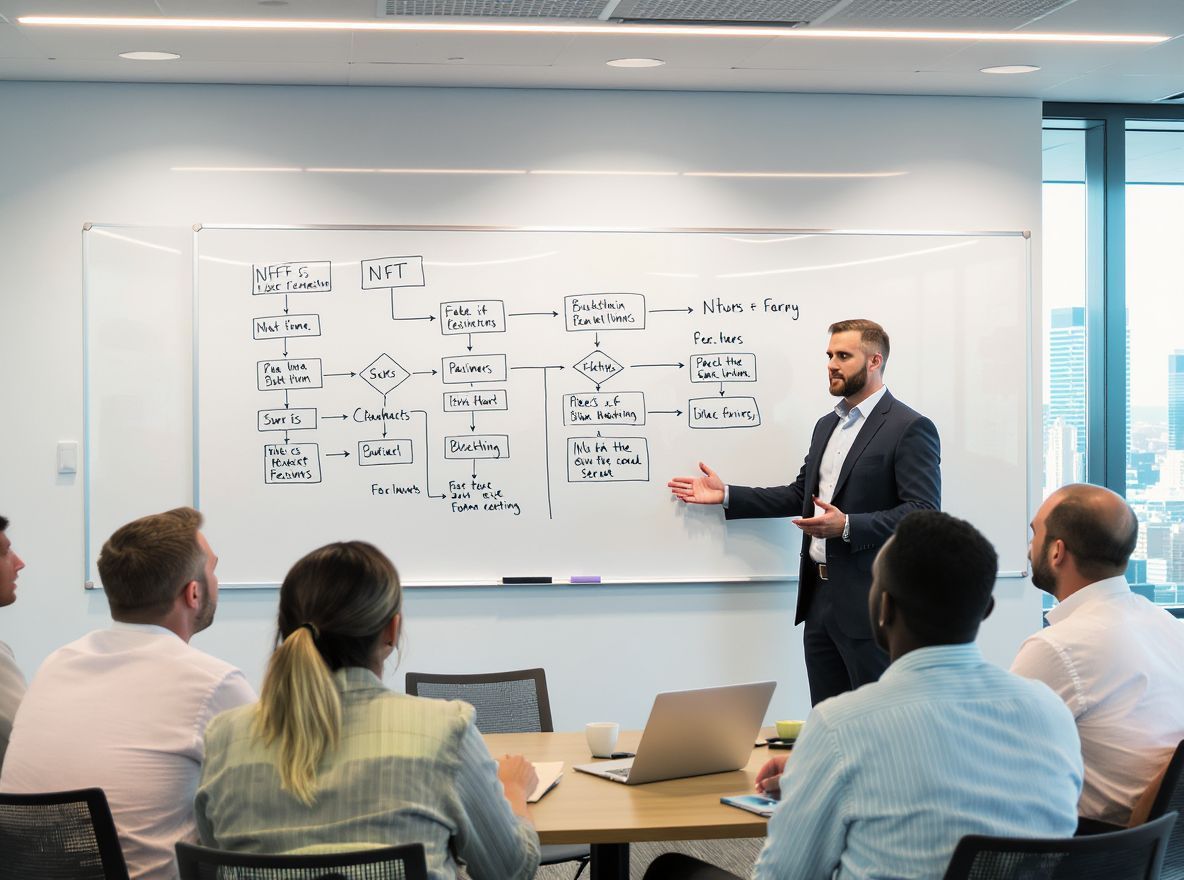 NFT-k biztosítják a jegyek egyediségét és nyomon követését.