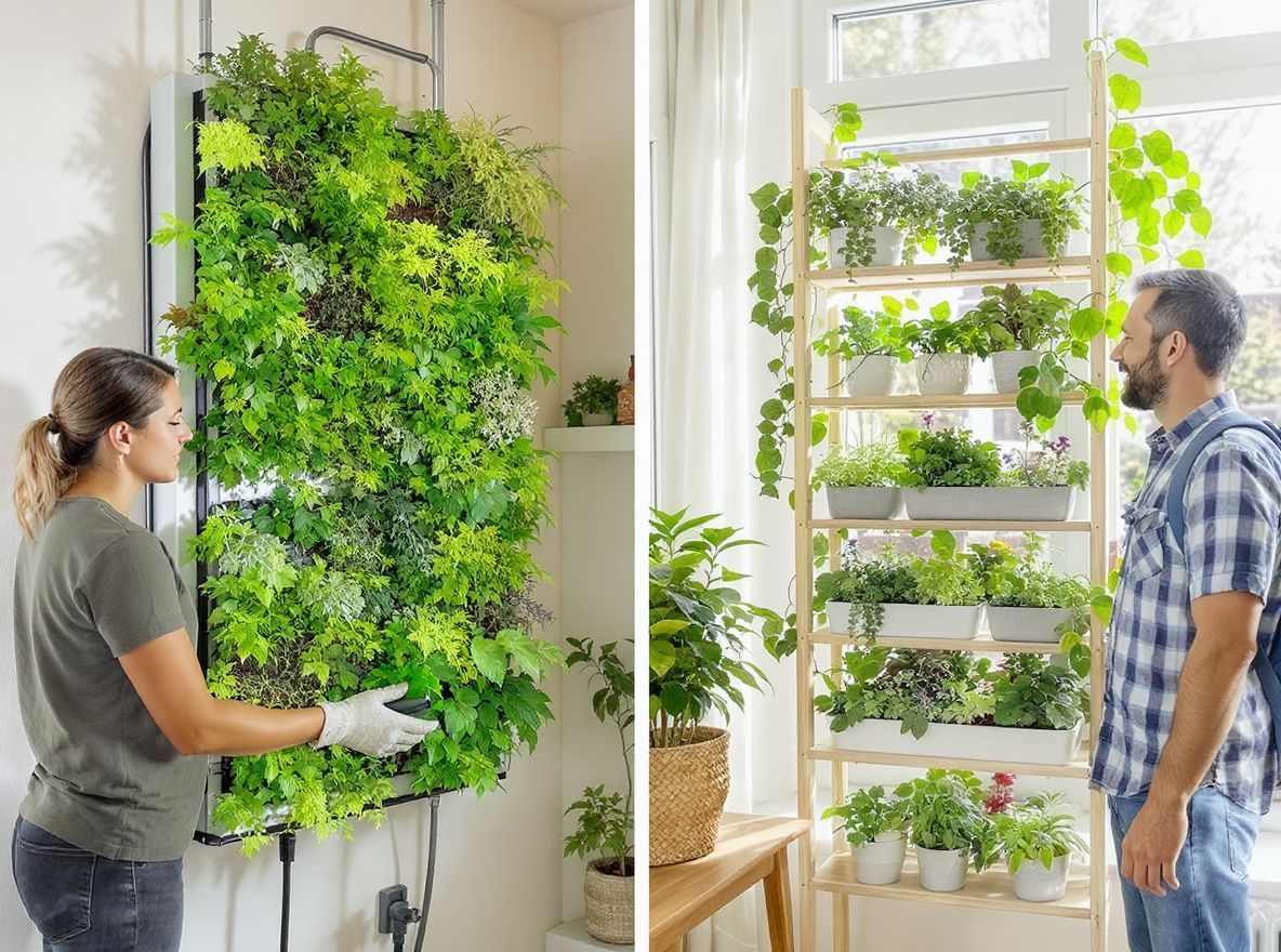 Az aktív rendszerek öntözést, míg a passzív természetes tápanyagokat használnak.