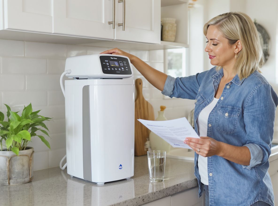 Az ioncsere csökkenti a víz keménységét, javítva a minőséget.