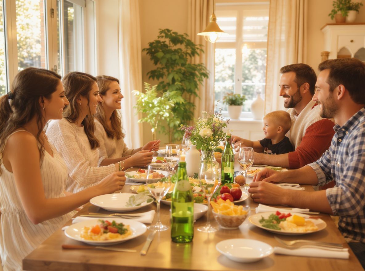A családi étkezések erősítik a pozitív testképet.