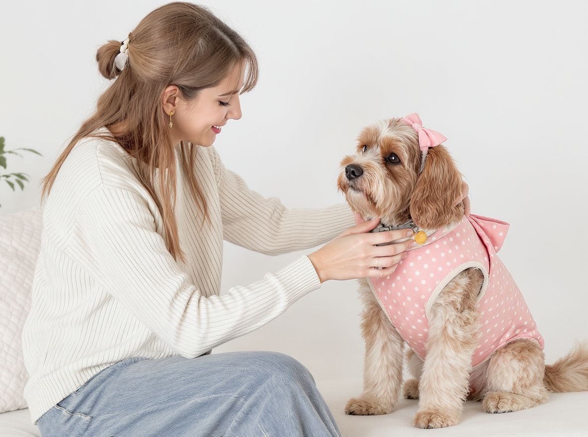 Az összeöltözés erősíti a gazdi és kutya kapcsolatát.