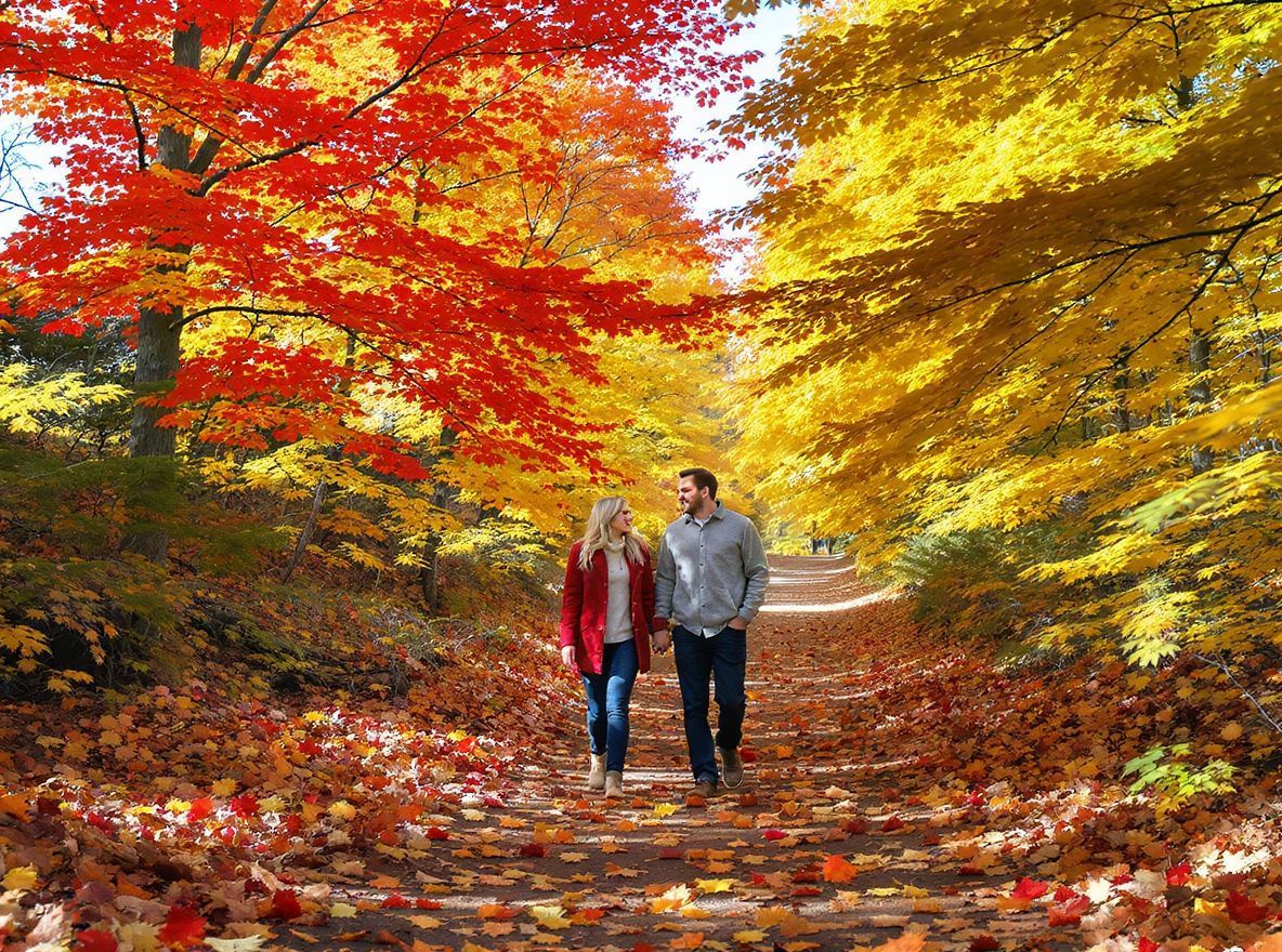 Az őszi séta javítja a mentális jóllétet és légzést.