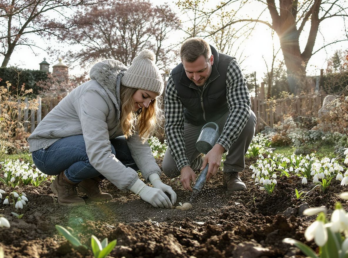 A hóvirágok gondozása segíti a helyi ökoszisztéma védelmét.