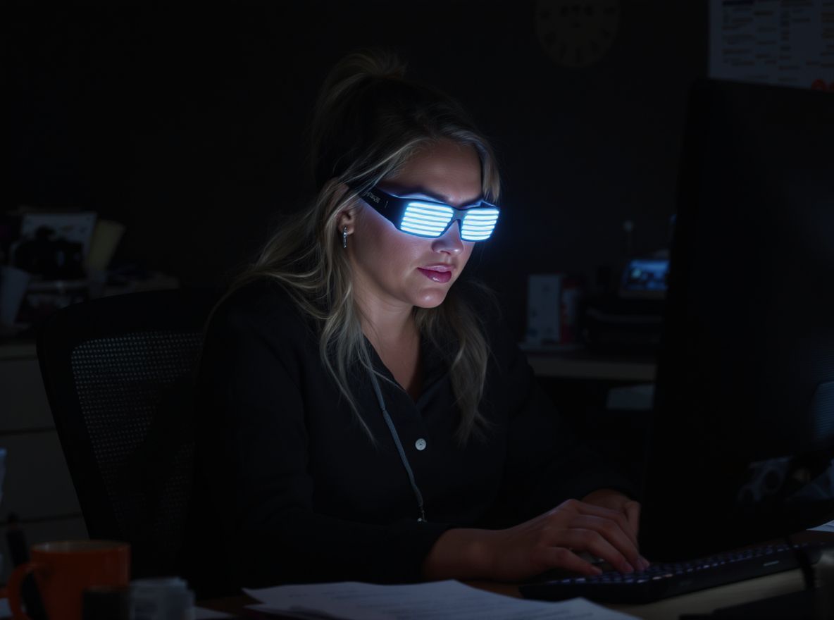 Az éjszakai műszakban a kék fény szűrése kulcsfontosságú.