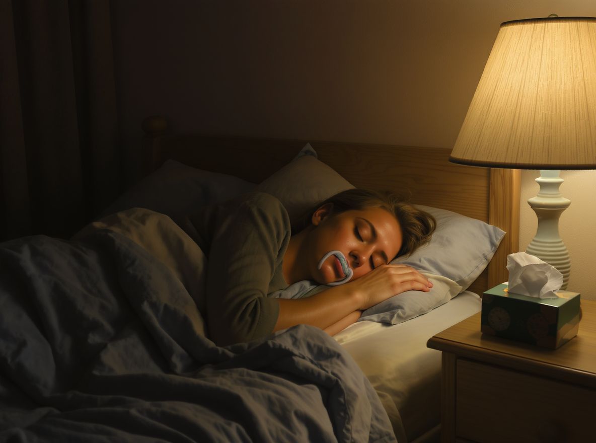 A szájszalag segíthet a légzés javításában nátha esetén.