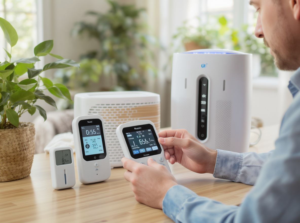 A levegőminőség mérésére okos érzékelők is használhatók.