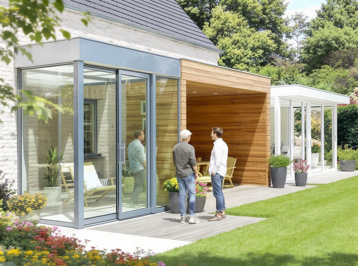 Az alumínium tartós, de a fa természetes hatású.