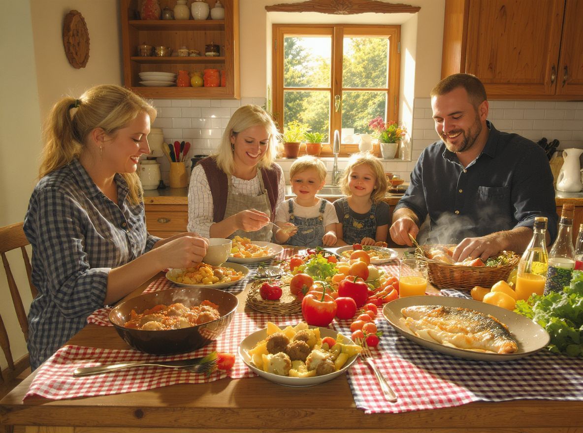 A regionális ételek változatos étrendi szokásokat tükröznek.