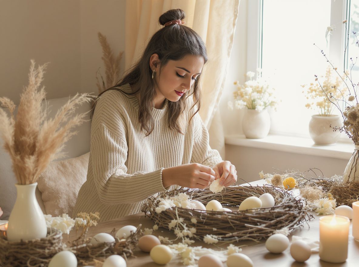 Készítsd el saját, egyedi, természetbarát húsvéti koszorúdat!