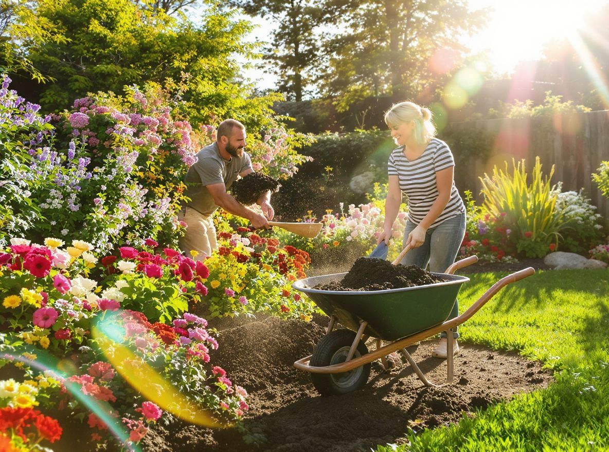 A mulcsozás segít megőrizni a talaj nedvességét.