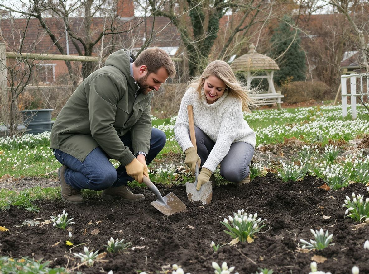 A talaj megfelelő előkészítése kulcs a hóvirágok virágzásához.