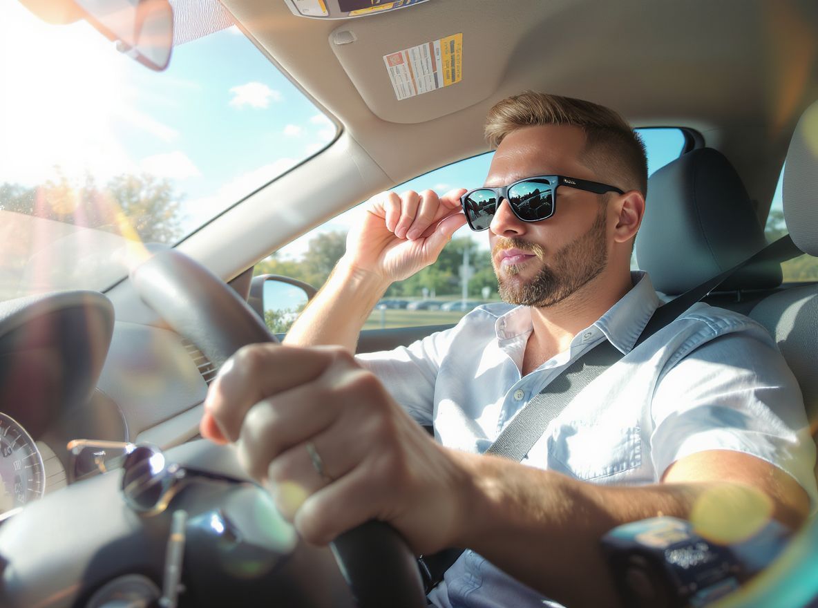 A polarizált napszemüveg csökkenti a káros fényvisszaverődést.