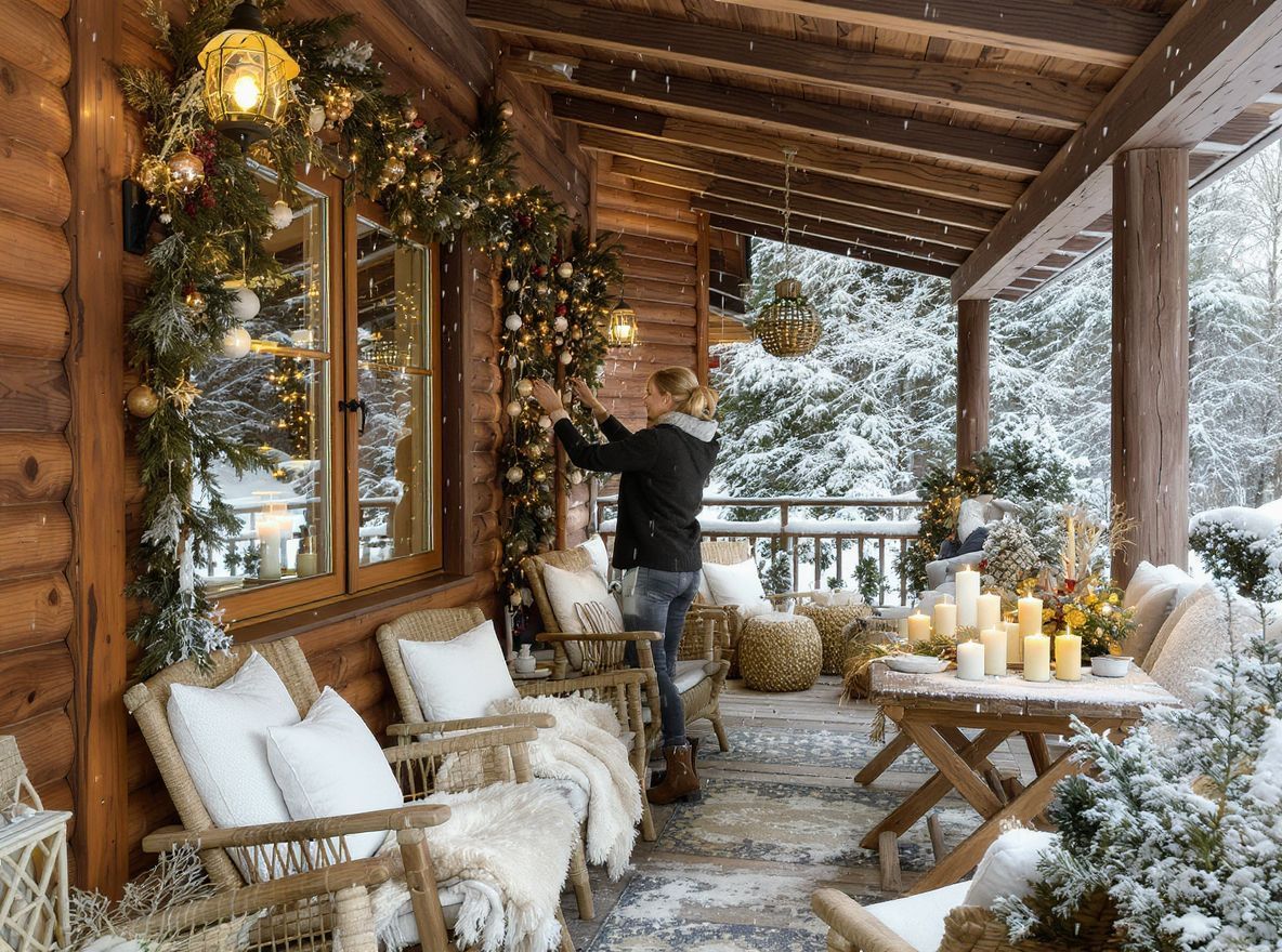 A skandináv stílusban a fából készült díszek népszerűek.