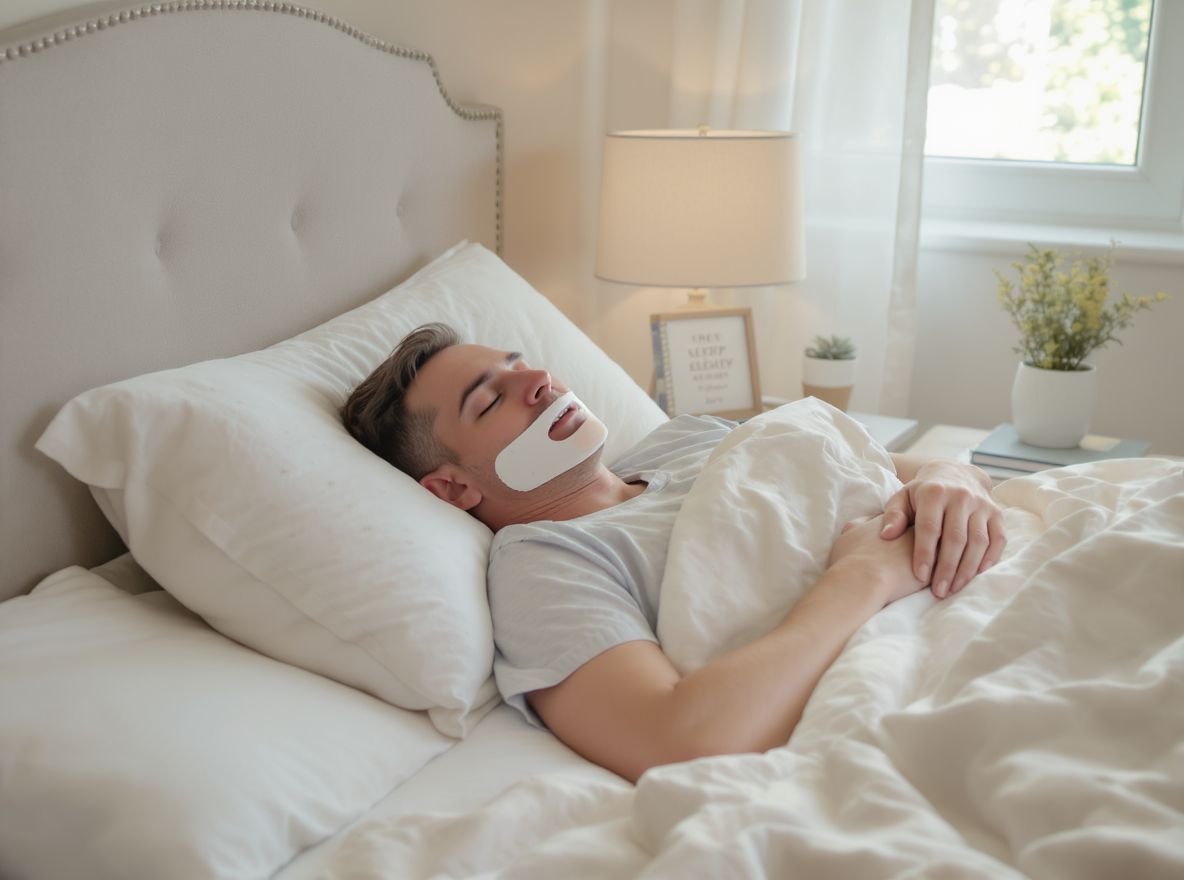 A szájszalag segíthet az alvás minőségének javításában.