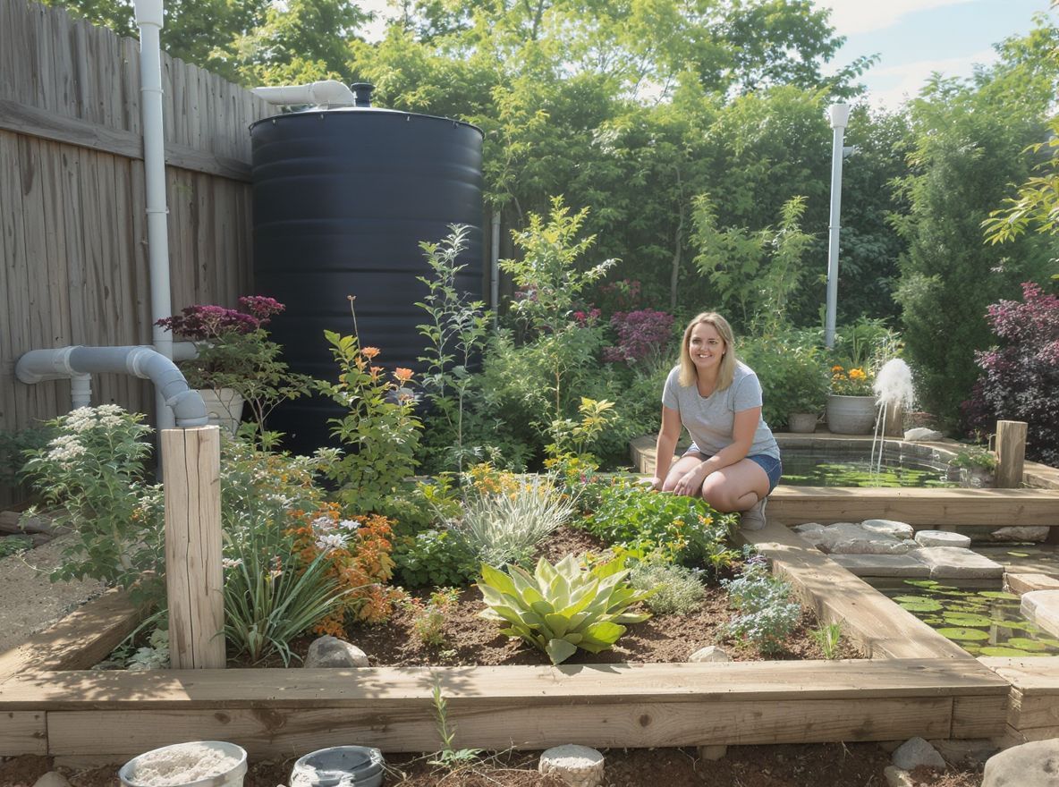 Az adaptív kertek vízmegőrző technikákkal csökkentik a vízfogyasztást.