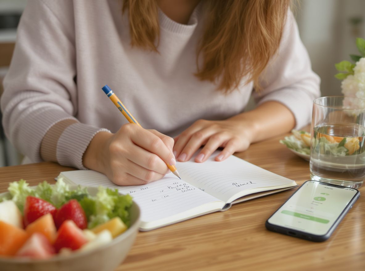 Az étkezési napló segít tudatosítani táplálkozási szokásainkat.