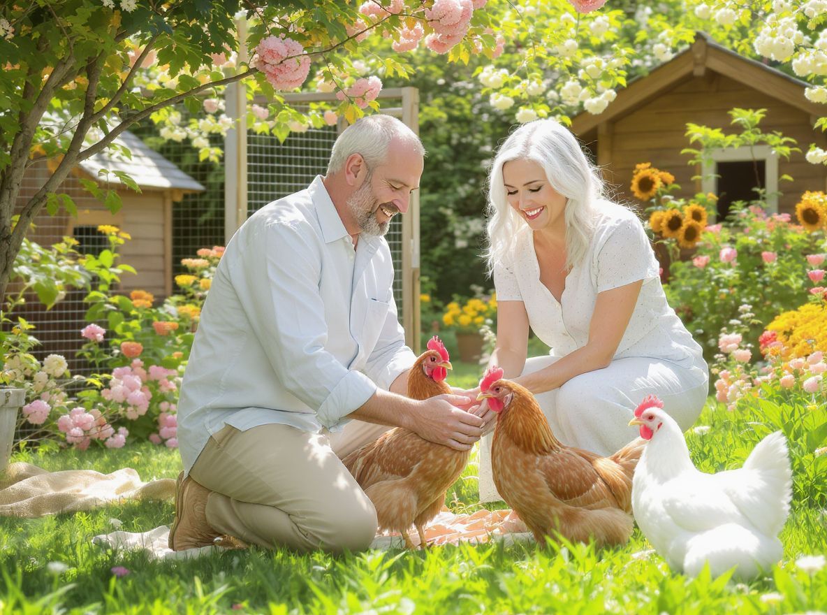 A stresszmentes környezet növeli a csirkék jólétét.