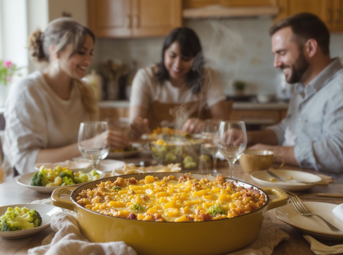 A rakott csirke íze a cheddar és brokkoli harmóniája.