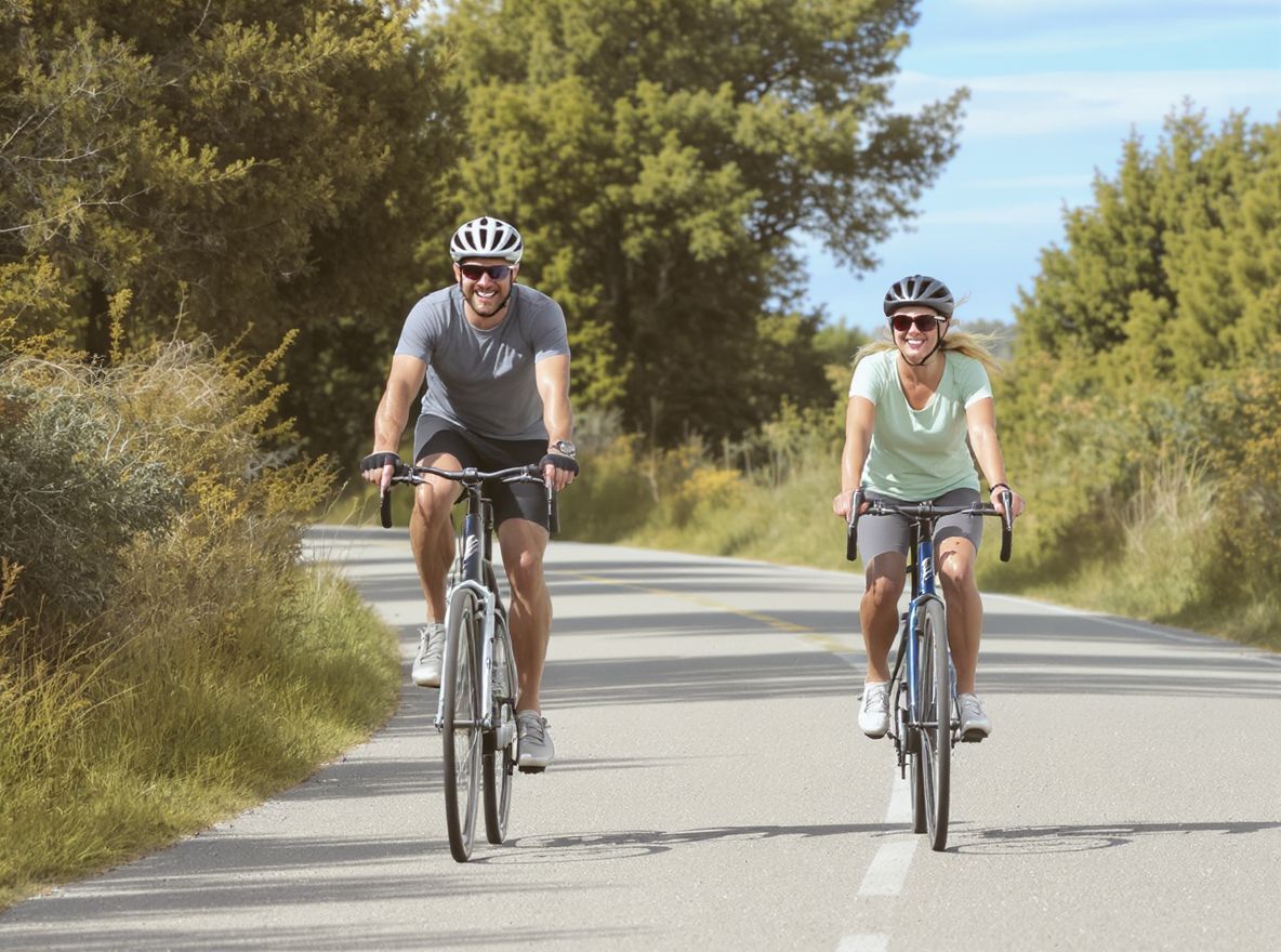A biciklizés fenntartható életmódot és egészséget biztosít.