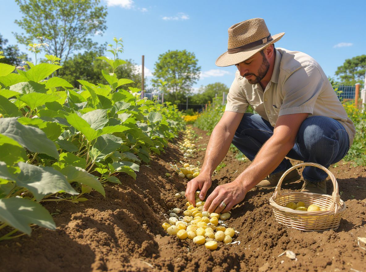 A burgonya vízben csíráztatva is gyorsan felnő.