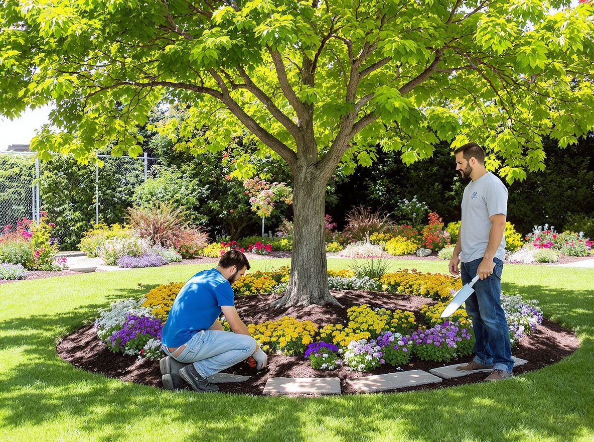 A faágyás tervezése kreatív lehetőségeket kínál a kertben.