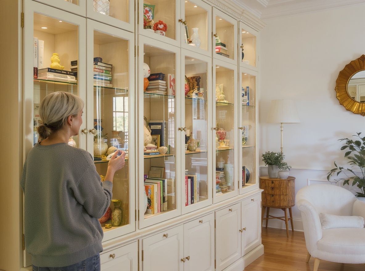 A vitrinek nemcsak tárolnak, hanem kiemelik a gyűjteményt.