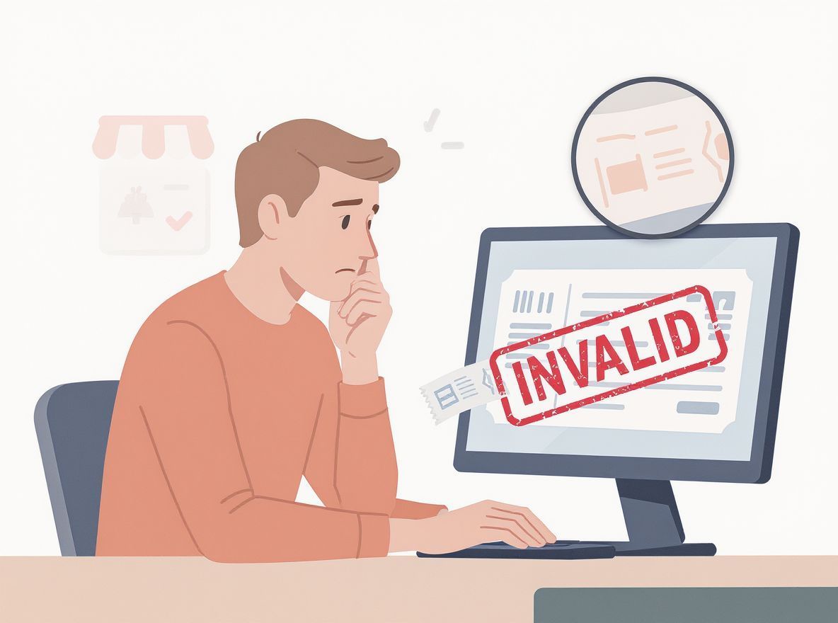 A hamis jegyek gyakran nehezen észlelhetők online.