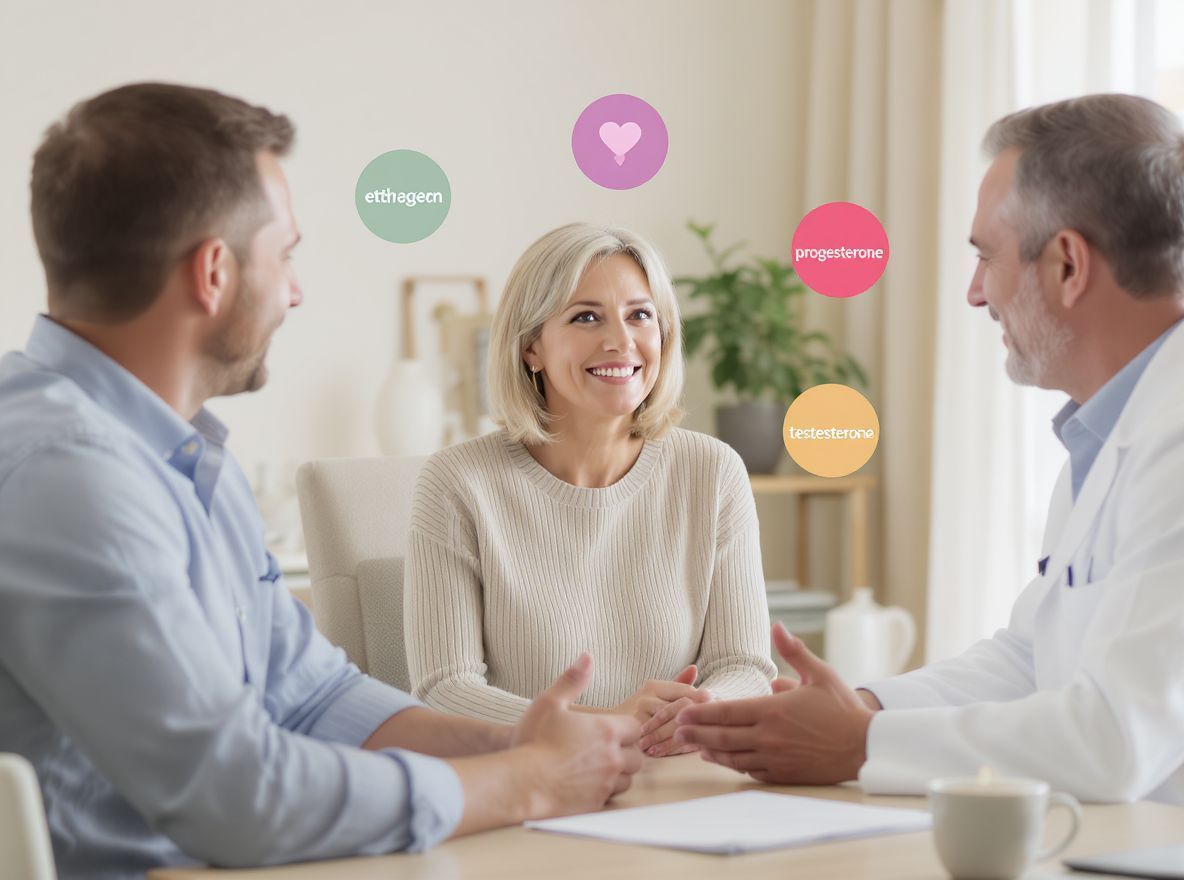 A hormonális egyensúly kulcsfontosságú a menopauza alatt.