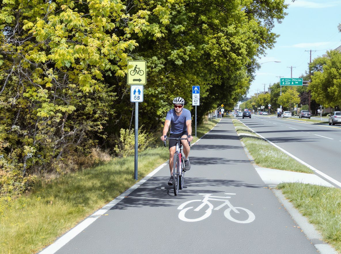 A kerékpáros infrastruktúra minősége befolyásolja a biztonságot.