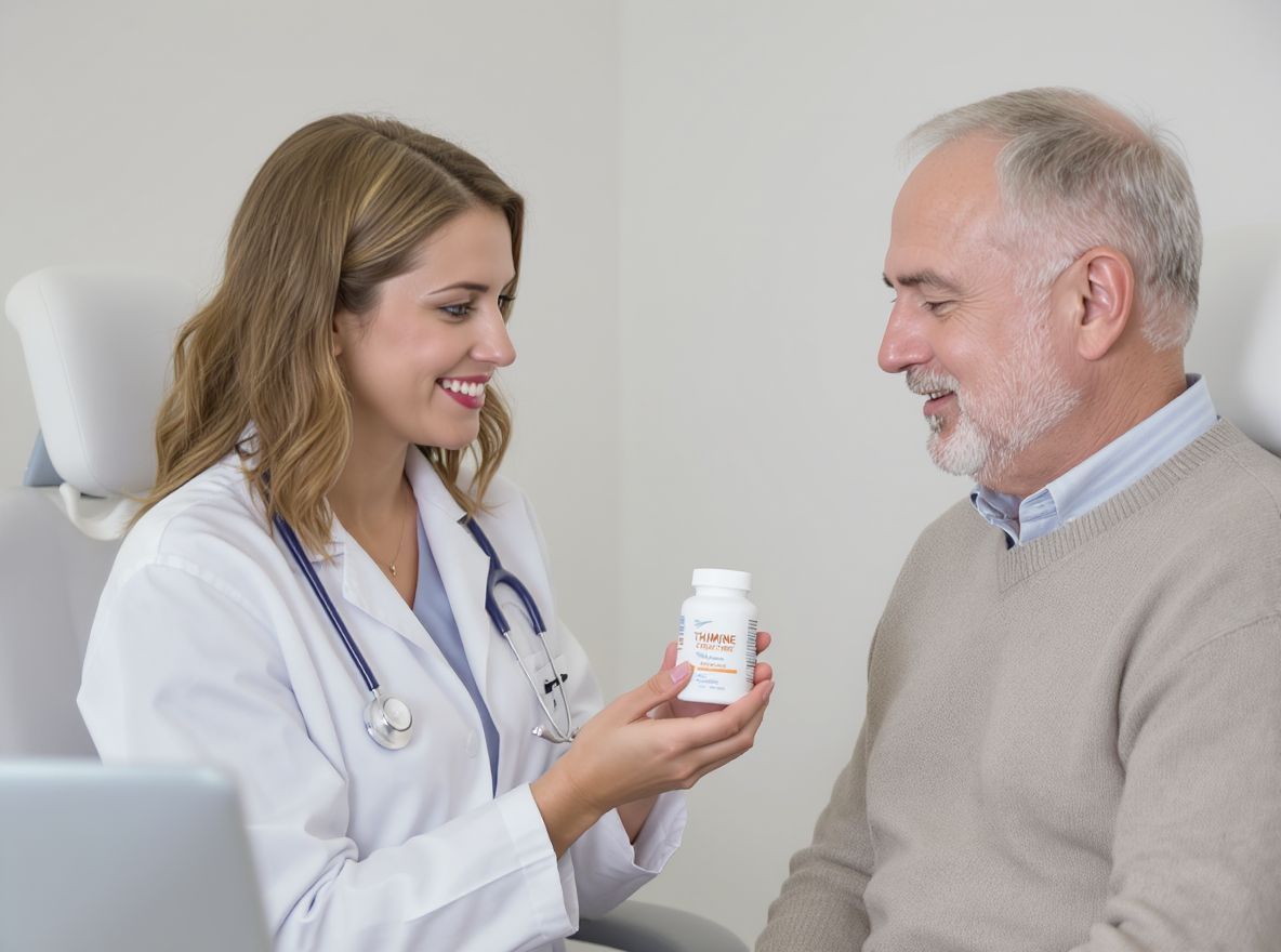 A tiamin hiánya súlyosbítja a Korszakov-szindrómát.