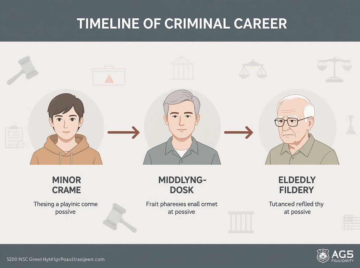 Az idősebb bűnözők gyakran kevesebb erőszakos bűncselekményt követnek el.