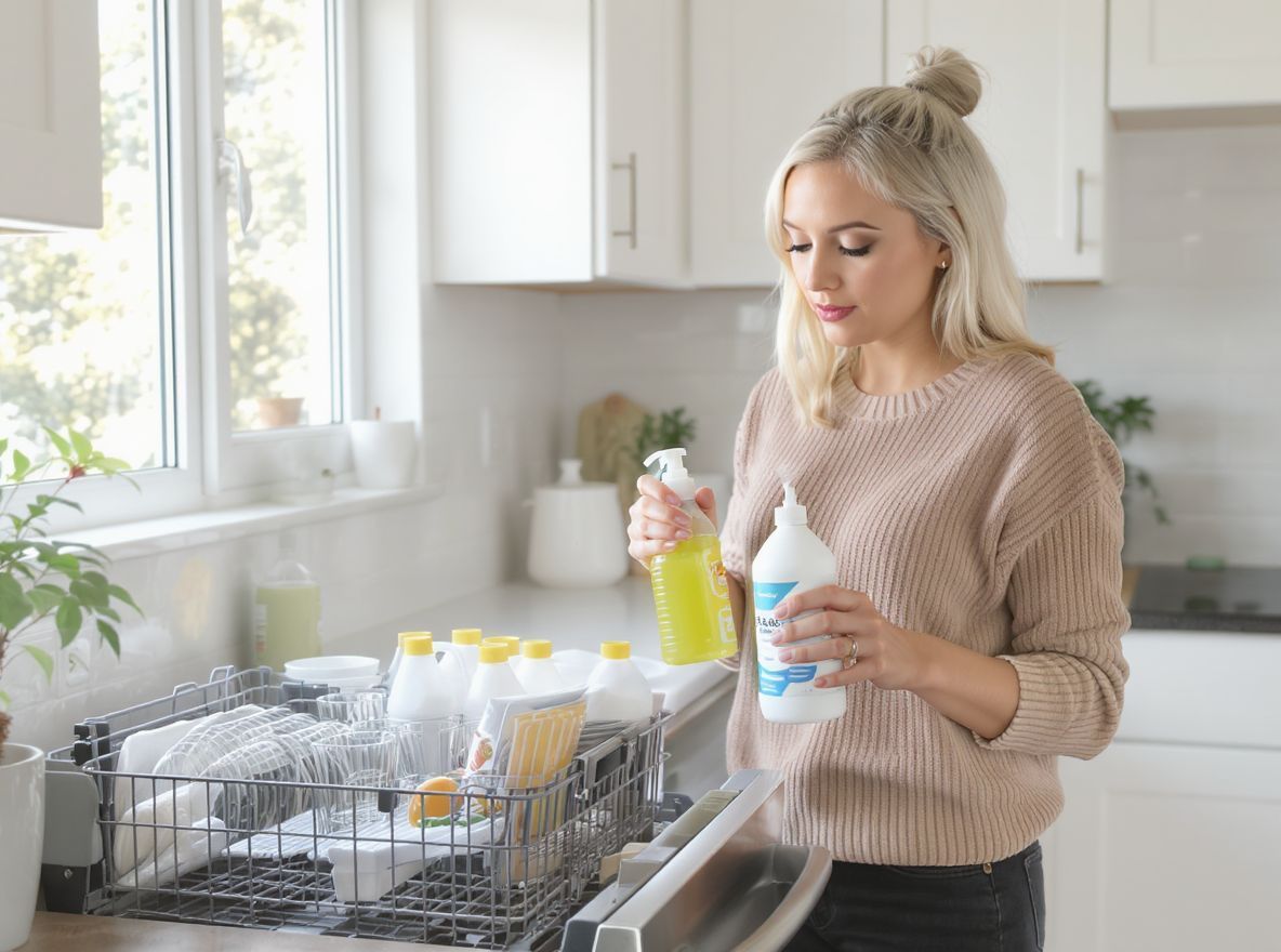 A helyes mosogatószer megakadályozza a vízkő és foltok kialakulását.